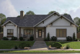 Craftsman House Plan - Ellicott 59569 - Front Exterior