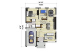 Country House Plan - 32449 - 1st Floor Plan