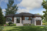 Modern House Plan - 45287 - Front Exterior