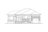 Modern House Plan - 45287 - Front Exterior