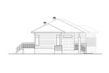 Modern House Plan - 45287 - Left Exterior
