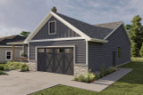 Farmhouse House Plan - Springview 53488 - Right Exterior