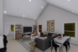 Colonial House Plan - Roberts Garage 14706 - Family Room