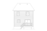 Traditional House Plan - 99478 - Rear Exterior