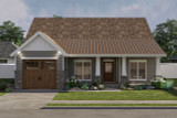 Traditional House Plan - Manvel 38427 - Front Exterior