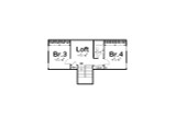Traditional House Plan - Manvel 38427 - 2nd Floor Plan
