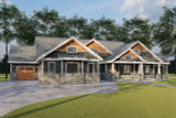 Traditional House Plan - Buckhead Creek II 99228 - Front Exterior
