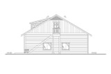 Craftsman House Plan - 30561 - Right Exterior