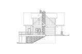 Mountain Rustic House Plan - 64428 - Left Exterior