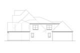 French Country House Plan - 47222 - Left Exterior