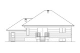 Secondary Image - Modern House Plan - 79181 - Rear Exterior
