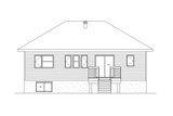 Secondary Image - Modern House Plan - 76385 - Rear Exterior