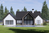 Secondary Image - Modern House Plan - 75281 - Rear Exterior