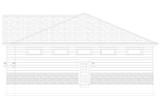 Traditional House Plan - Baird Garage 26967 - Right Exterior