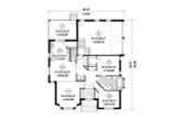 European House Plan - 12730 - 1st Floor Plan