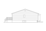 Modern House Plan - 80466 - Left Exterior