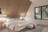A-Frame House Plan - Redwood 45088 - Bedroom
