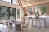 A-Frame House Plan - Redwood 45088 - Dining Room