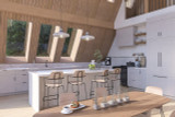 A-Frame House Plan - Redwood 45088 - Kitchen