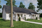Country House Plan - Creekside Cottages 71845 - Front Exterior