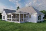 Ranch House Plan - Wisteria Place 56941 - Rear Exterior