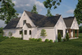 European House Plan - The Aberdeen 78581 - Left Exterior