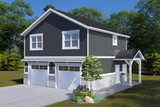 Secondary Image - Farmhouse House Plan - Jacalyn 87566 - Front Exterior