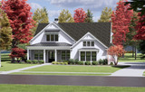 Craftsman House Plan - 45747 - Front Exterior