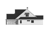 Craftsman House Plan - 45747 - Right Exterior
