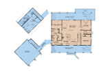 Mountain Rustic House Plan - Silverton Retreat 35663 - 1st Floor Plan