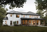 Contemporary House Plan - Whitestone 63070 - Rear Exterior