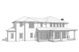 Contemporary House Plan - Whitestone 63070 - Rear Exterior