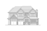 Shingle-Style House Plan - South Fraser 92761 - Front Exterior