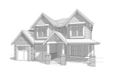 Shingle-Style House Plan - South Fraser 92761 - Front Exterior