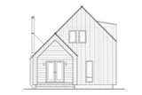 Secondary Image - A-Frame House Plan - 46752 - Rear Exterior