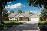 Traditional House Plan - 33743 - Front Exterior