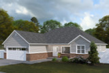 Ranch House Plan - Jahnny 93236 - Front Exterior