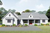 Farmhouse House Plan - Windward Farmhouse 56993 - Front Exterior