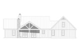 Farmhouse House Plan - Windward Farmhouse 56993 - Rear Exterior