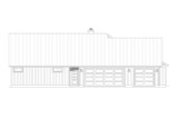 Farmhouse House Plan - Windward Farmhouse 56993 - Left Exterior