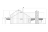 Farmhouse House Plan - Windward Farmhouse 56993 - Right Exterior