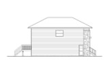 Modern House Plan - 98778 - Left Exterior