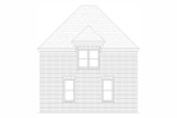 Traditional House Plan - Seed Tick Garage ADU 56004 - Rear Exterior