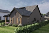 Farmhouse House Plan - Millwood 59326 - Right Exterior