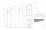 Modern House Plan - Leadville Overlook 94120 - Left Exterior