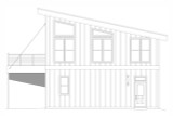 Modern House Plan - Leadville Overlook 94120 - Right Exterior