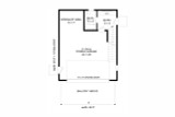 Modern House Plan - Leadville Overlook 94120 - 1st Floor Plan