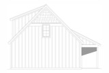 Country House Plan - Preston Pine 3 45347 - Rear Exterior