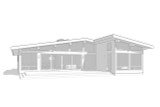 Contemporary House Plan - Las Palmas 36089 - Rear Exterior