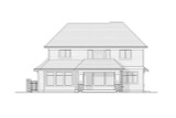 Cape Cod House Plan - Sag Harbor 45954 - Rear Exterior